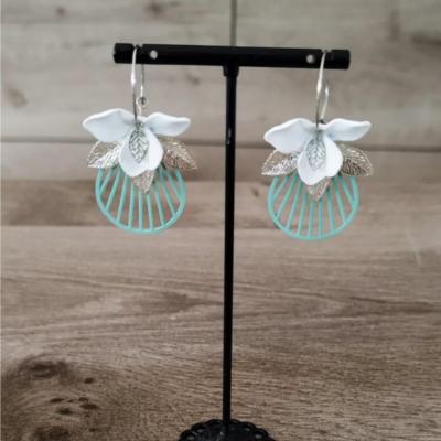 Créoles argentées Sienna