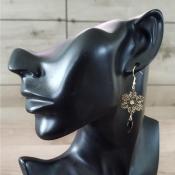 Pendantes dorées Naïra