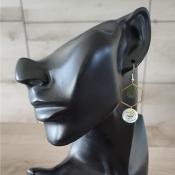 Pendantes dorées dépareillées Ysé