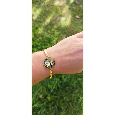 Bracelet plat doré Alice