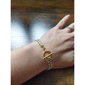 Bracelet chaîne en acier inoxydable Cyrille