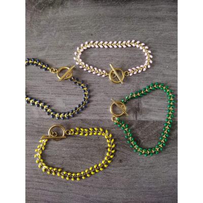 Bracelet chaîne en acier inoxydable Cyrille