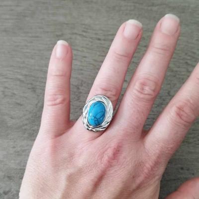 Bague argentée Anaïs