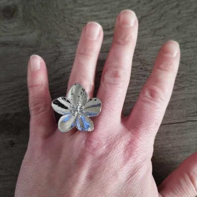 Bague argentée Nour