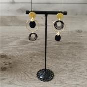 Clous dorés dépareillés Léonia